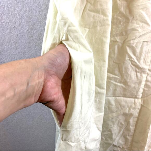 Womens Lagenlook Tunic Top Sz XL Cream Coastal Minimalist Scandi Lined Pockets - Picture 3 of 8